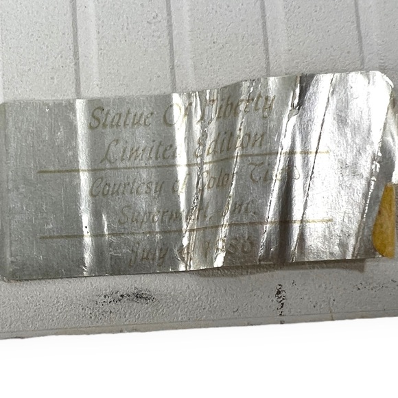 VINTAGE 1986 Statue of Liberty 100th Anniversary Limited Edition Tile 8" x 5.9" - Picture 8 of 9